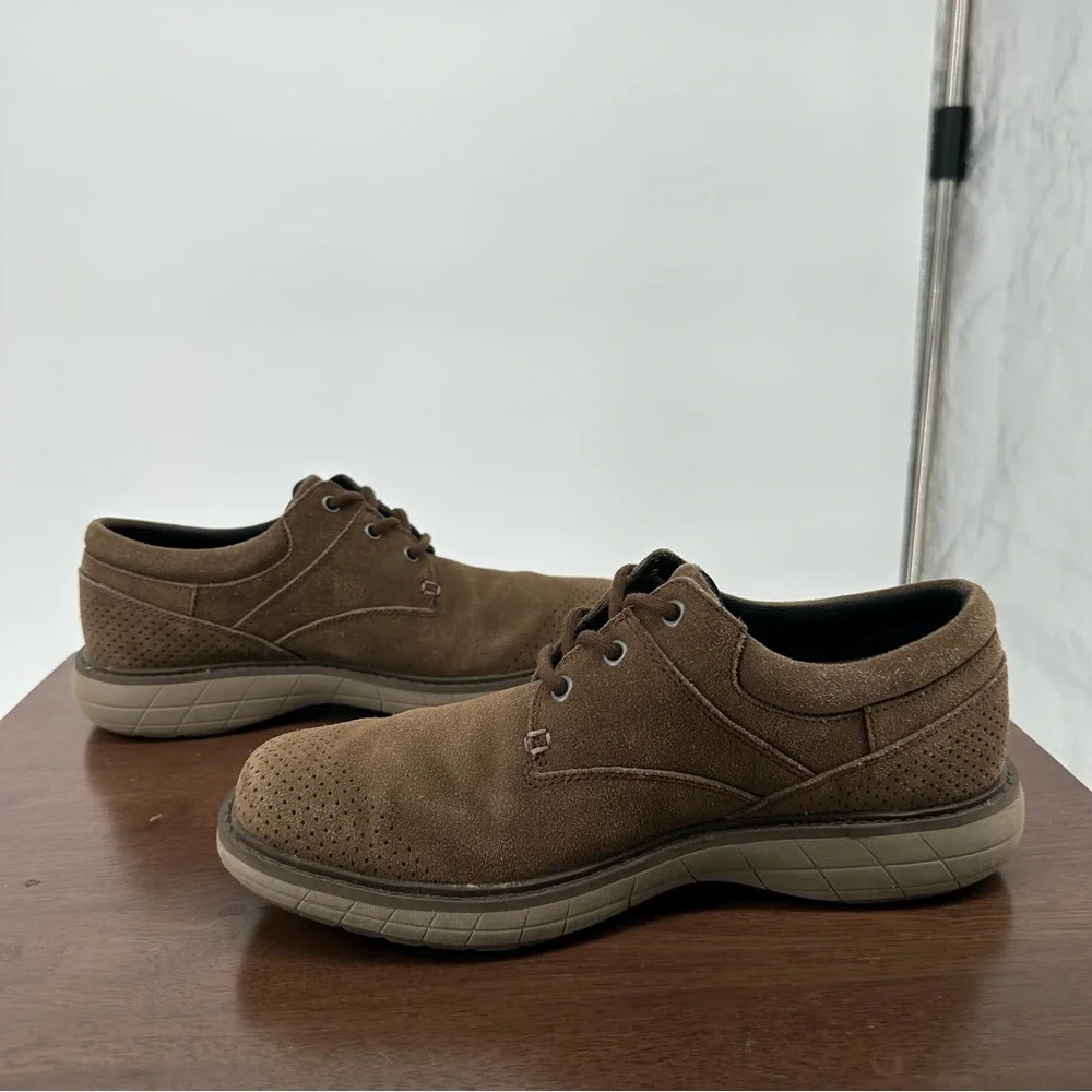 Merrell World Vue Brown Suede Lace Up Shoes Sz 7 Mens